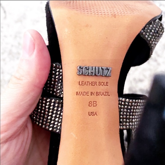 Schutz jia crystal embellished caged heels - Picture 3 of 8